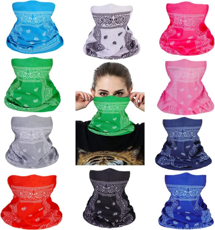 Gator Masks Ourdoor Face Mask Seamless Neck Gaiter Tube Bandanas Buffs Multi Headwear Magic Headband Sweatband