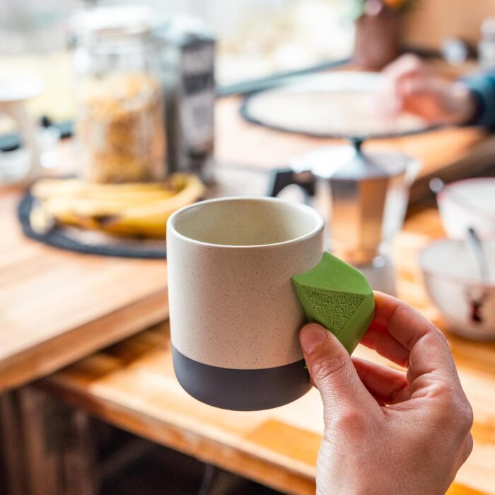 Climbing Mug Evo, Pinch Mug for Rock Climbers and Boulderers, Indoor Bouldering Grip Cup, Unique Gift, Green - Image 5