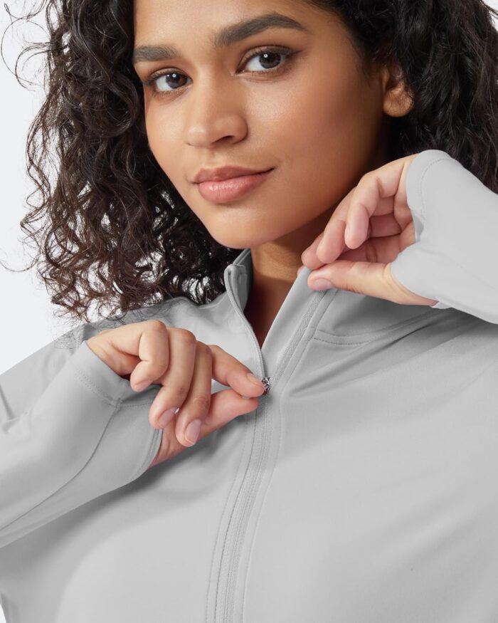 G4Free Womens UPF 50+ Sun Shirts Lightweight Quick Dry Long Sleeve Workout Tops Lightweight Running Pullover - Image 2