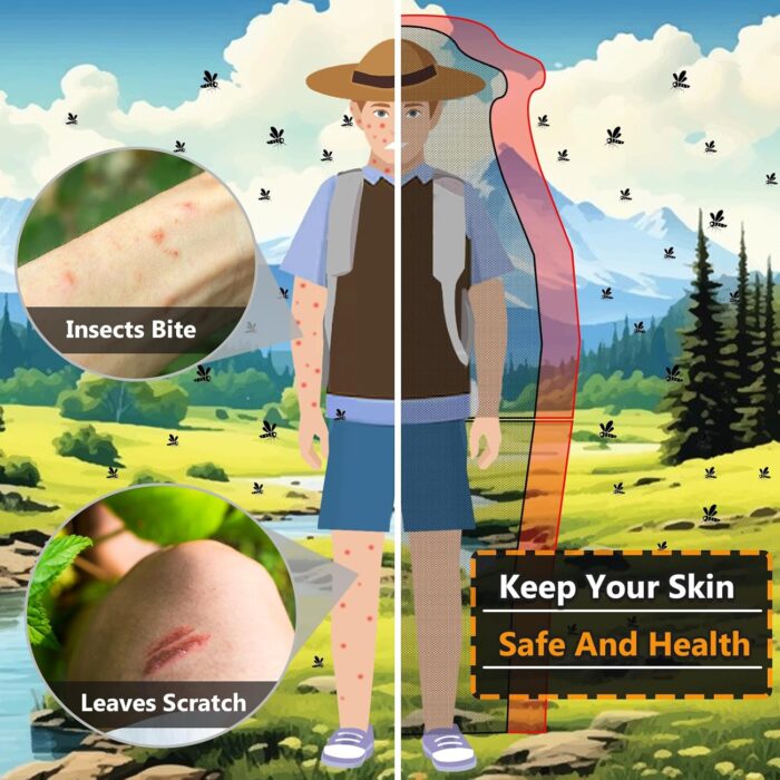 South to East Mosquito Suit - Net Bug Mesh Pants & Jacket with Hood for Outdoor Protection from Bugs, Flies, Gnats, No-See-Ums & Midges - Mosquito Clothing for Men & Women with Carrybag, M Size - Image 3