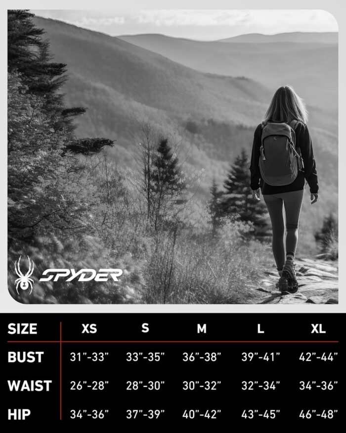 Spyder Women's Thermal Underwear Set - 2 Piece Brushed Back Fleece Lined Long Johns Base Layer Set for Women (Sizes: S-XL) - Image 7