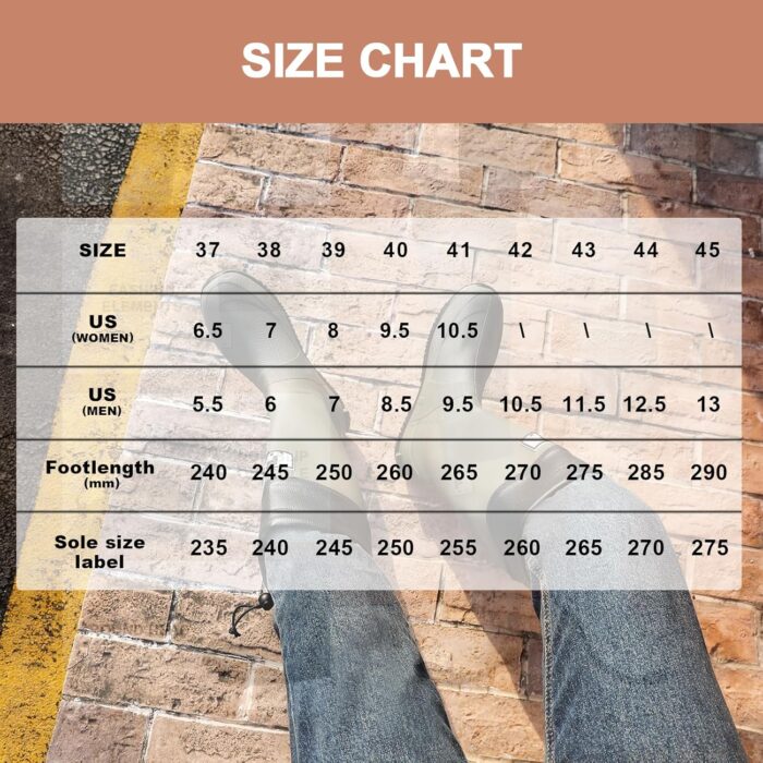 YUHITYGZGS Rain Boots Women, Waterproof Rubber Boots Men, Anti-Slip Lightweight Garden Shoes, High Knee Water Boots with Adjustable Buckle, Durable Fishing Boots Outdoor - Image 6