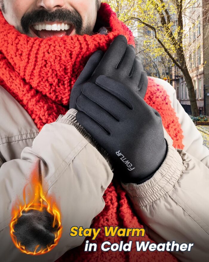Winter Gloves for Women Running in Cold Weather - Touchscreen Gloves for Bike Hiking - Image 3