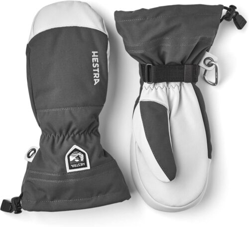 Hestra Army Leather Heli Ski Mitt, Snow Mitten Glove for Skiing & Snowboarding for Men & Women