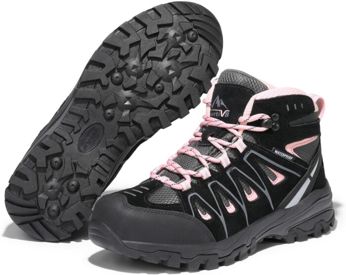 NORTIV 8 Women's Waterproof Hiking Boots Outdoor Trekking Camping Trail Hiking Boot - Image 6