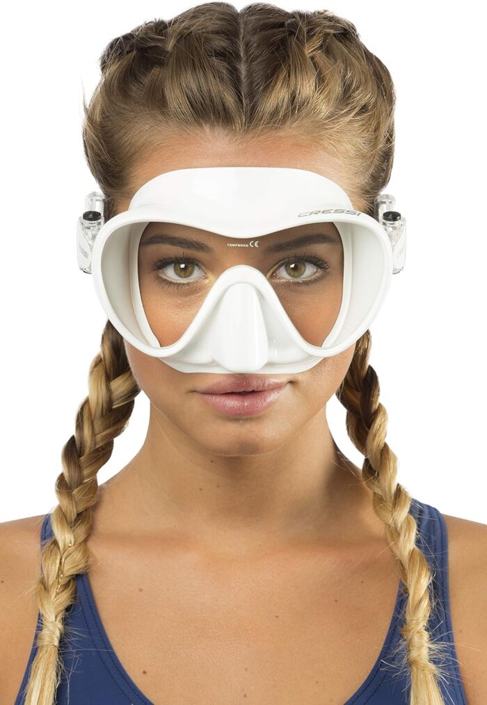 Cressi Scuba Diving Snorkeling Kit - Freediving Mask & Dry Snorkel - F1 & Supernova Dry: Designed in Italy - Image 4