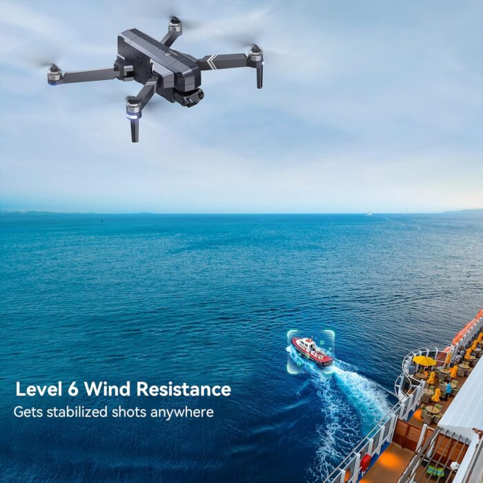 Ruko F11GIM2 Drones with Gimbal+EIS 4K Camera for Adults, 96 Min Long Flight Time16404ft Long Range FPV, Auto Return Home with GPS, Foldable Quadcopter, FAA Remote ID Compliant - Image 5