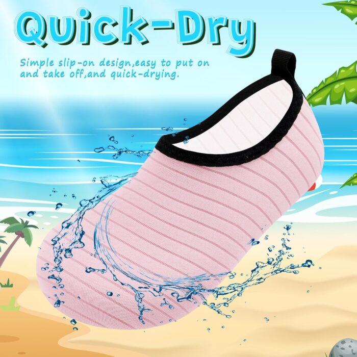 VIFUUR Kids Water Shoes Girls Boys Quick Dry Aqua Socks for Beach Swim Outdoor Sports - Image 4