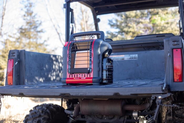 Mr. Heater Portable Buddy Heater MH9BX 4,000-9,000 BTU Indoor-Safe Propane Radiant Heater For Campers, Workshops, Job Sites, Patios & More - Red, Black - Image 13