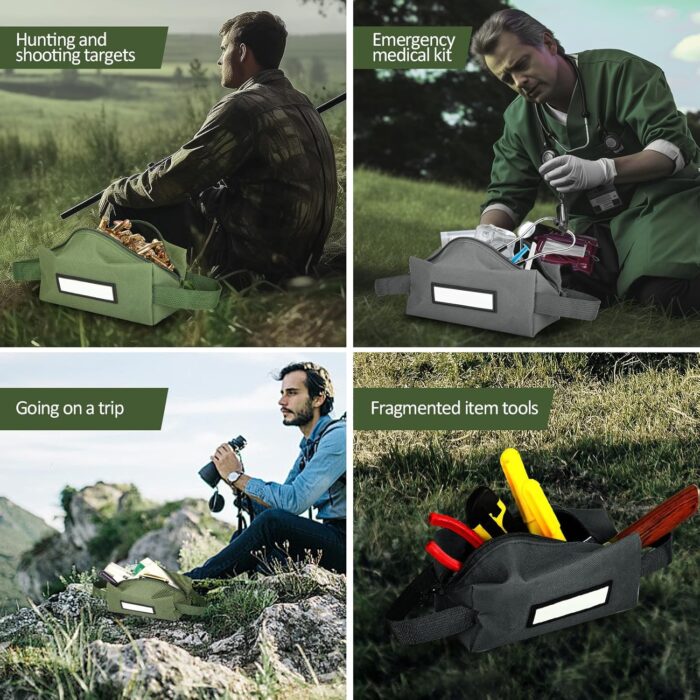 4Pcs Ammo Bag Ammo Pouches, Professional Ammo Storage Bag Carrier Bag, Waterproof and Durable, Used As Ammo Bags/Box/Can/Case/Loose Sacs for Rifle Carbine Pistol Hunting Shooting Range Gear - Image 7
