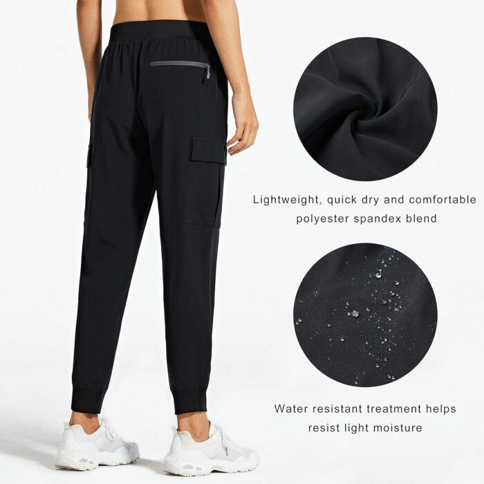Libin Women's Cargo Joggers Lightweight Quick Dry Hiking Pants Athletic Lounge Casual Travel Petite/Regular/Tall - Image 3