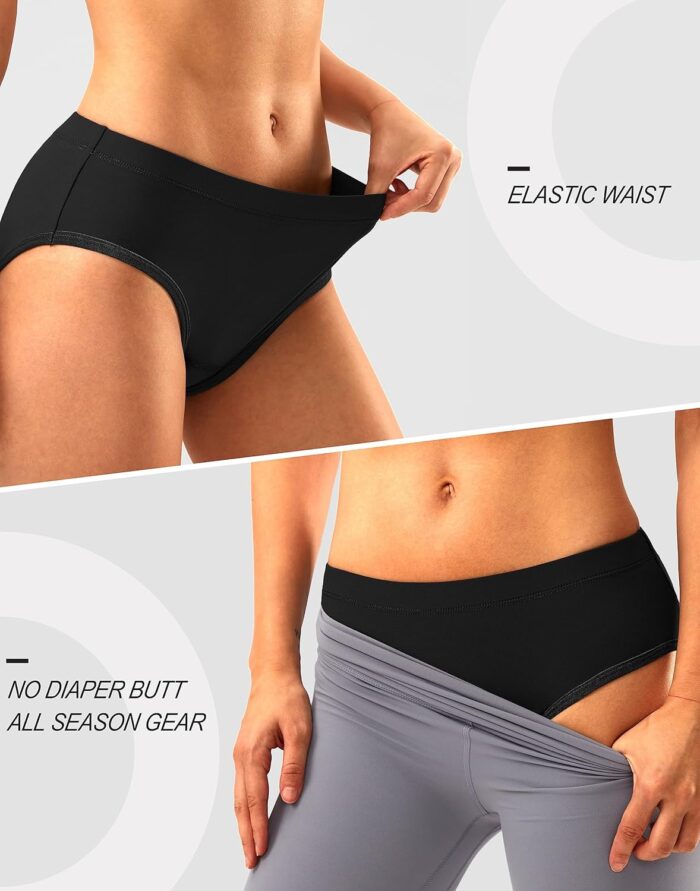 Bikewa Women's 4D Padded Bike Underwear Cycling Bicycle Shorts Biking Riding Briefs Biker Cycle Undershorts for Women - Image 5