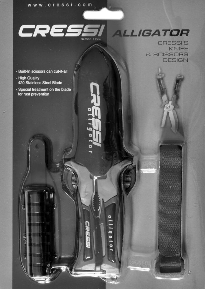 Cressi Versatile Knife-Scissors for Underwater Use - Ideal for Snorkeling - Scuba Diving - Japanese 420 Stainless Steel Blade - Alligator: Designed in Italy [Duplicate] - Image 5