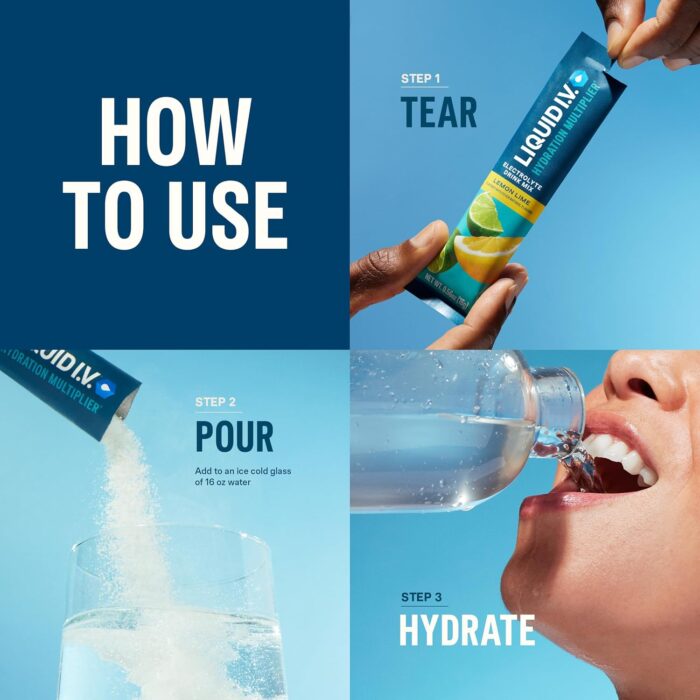 Liquid I.V.® Hydration Multiplier - Popsicle Firecracker | Electrolyte Powder Drink Mix | 1 Pack (16 Servings) - Image 4