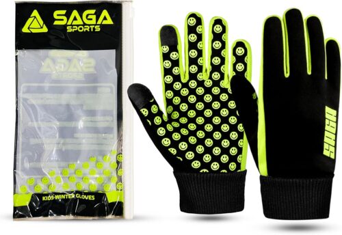 Kids Winter Gloves – Warm Cold Weather Gloves for Boys & Girls – Touchscreen compatible for Snow, Ski, Cycling, Soccer – Windproof Outdoor Sports