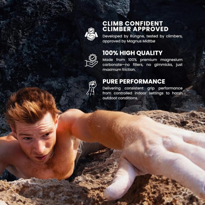 Premium Sports Chalk for Rock Climbing, Bouldering, and Weightlifting - High-Performance Chalk for Superior Grip and Sweat Resistance - Image 4