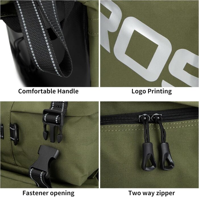 Roswheel Bike Bag Accessories Panniers for Bicycle Rear Rack Bag 50L Waterproof Mountain Electric Bike Saddle Bags for Cycling Traveling Commuting - Image 3
