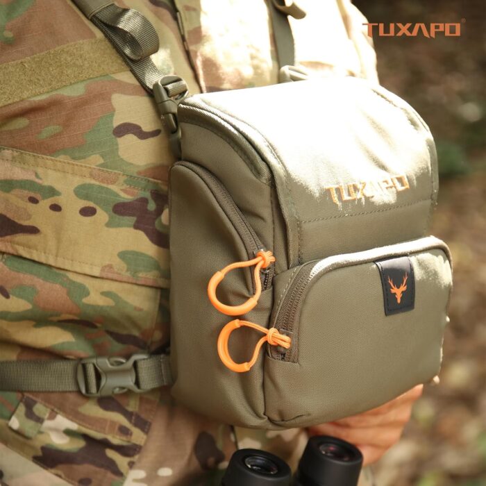 Binocular Harness Chest Pack with Rangefinder Pouch Bino Case for Hunting Hiking Shooting - Image 9