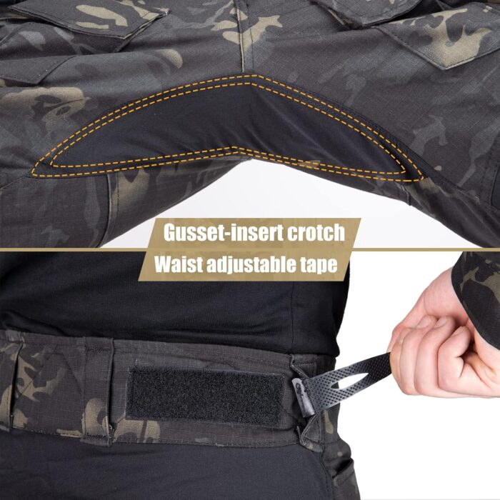 G3 Combat Pants with Knee Pads Tactical Military Trousers Hunting Camo Pants for Men Rip-Stop Airsoft Gear - Image 4
