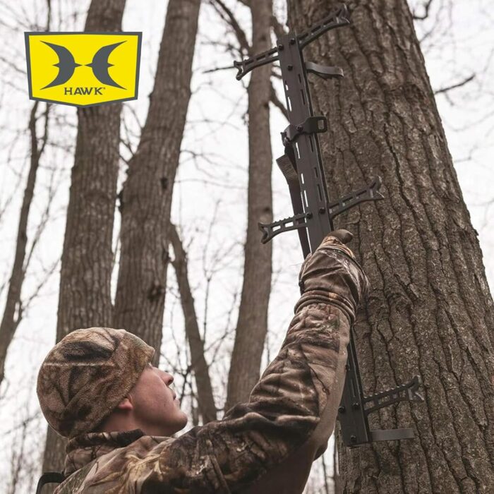 Helium 30" Lightweight Aluminum Treestand Climbing Sticks with Fold Up Steps and Boot Grabbing Grooves (1-Pack/3-Pack) - Image 5