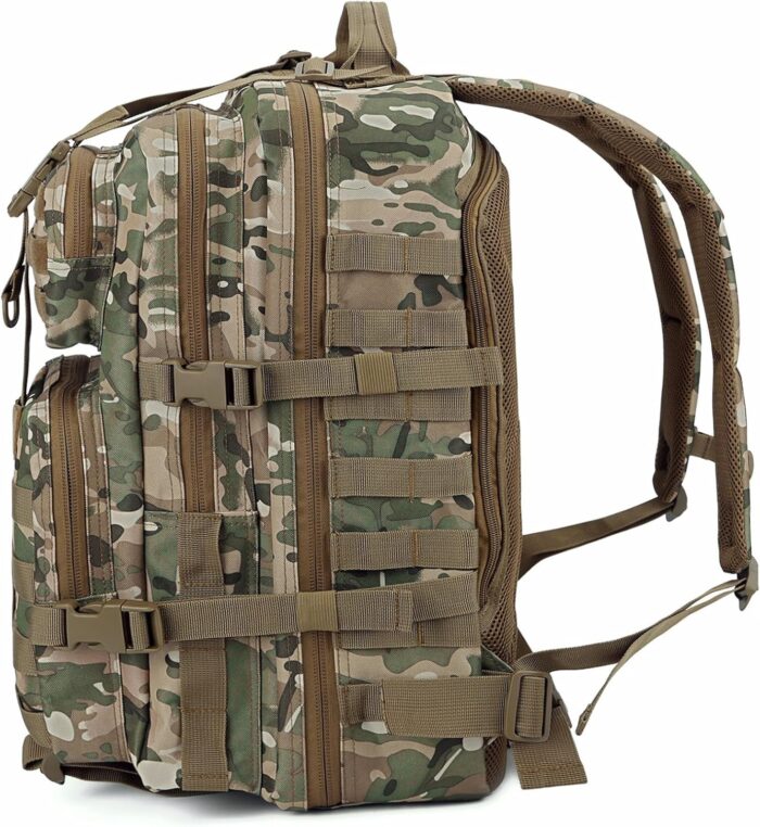 REEBOW GEAR Tactical Backpack for Men Military Tactical Bag Pack Army Molle Survival Bags Backpacks Comouflage - Image 3
