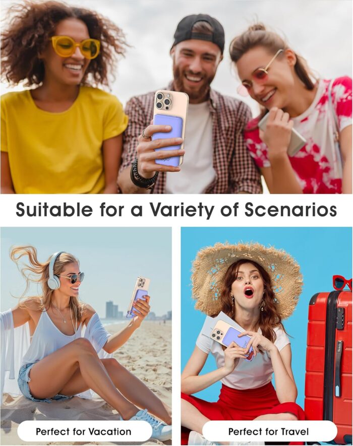 TG90° Portable Phone Charger Ultra Mini Power Bank with Built-in Foldable AC Wall Plug and Cables,5000mAh External Battery Pack Compatible with iPhone and Android Smart Devices - Image 9