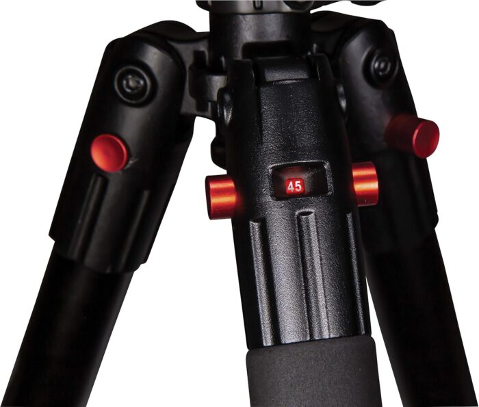BOG DeathGrip Tripod with Durable Frame, Lightweight, Stable Design, Bubble Level, Adjustable Legs, Shooting Rest, and Hands-Free Operation for Hunting, Shooting, and Outdoors - Image 3