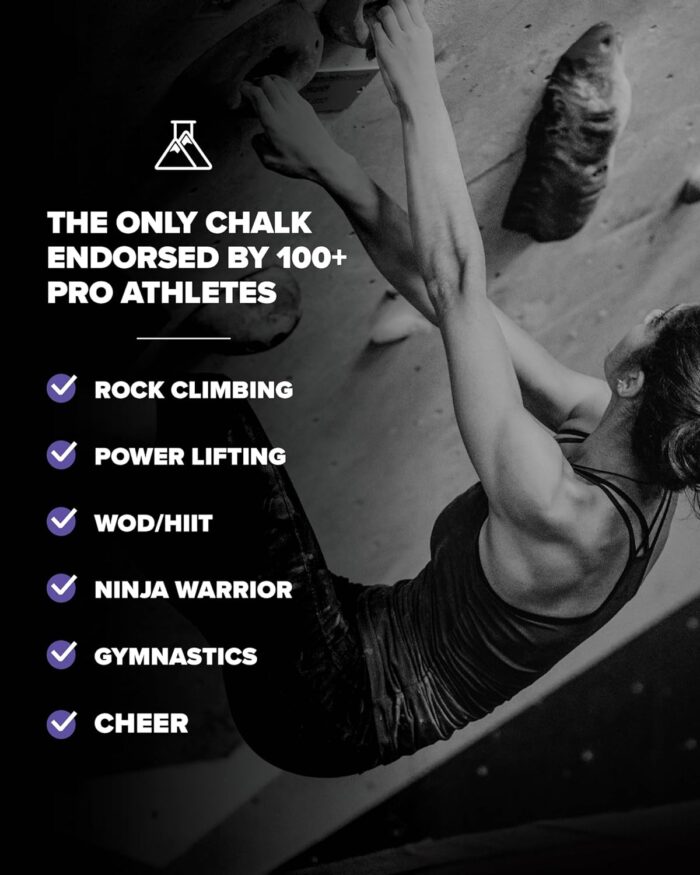Friction Labs Magic Chalk Ball & Magic Chalk Ball PRO - Premium Gym Chalk in Refillable Sock - Non Toxic - Great for Climbing, Gymnastics, Weightlifting, Crossfit & Bouldering - Image 5
