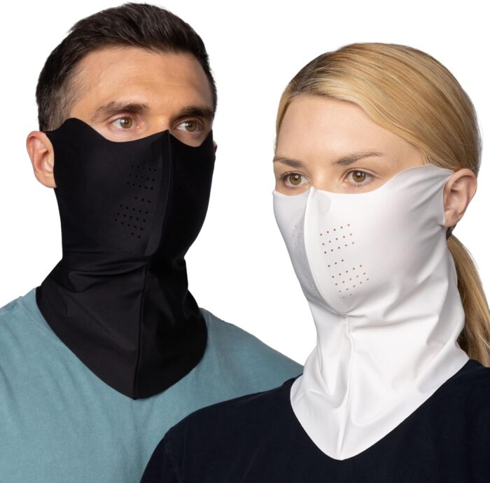 Korea Cooling UPF 50+ UV Sun Protection Face Mask with Neck Coverage – Breathable for Golf, Hiking, Fishing & Outdoors - Image 4