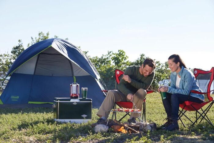 Coleman Sundome 4-Person Tent with Rainfly, Weatherproof Tent Sets Up in 10 Mins - Image 4