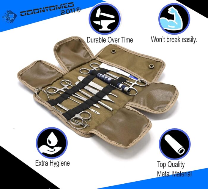 OdontoMed2011 20 PC U.S. Military Style Surplus Emergency/Survival Kit - Bleed CONTOL Kit - Military Style First Aid Kit - Molle Pouch MLT-04 - Image 2