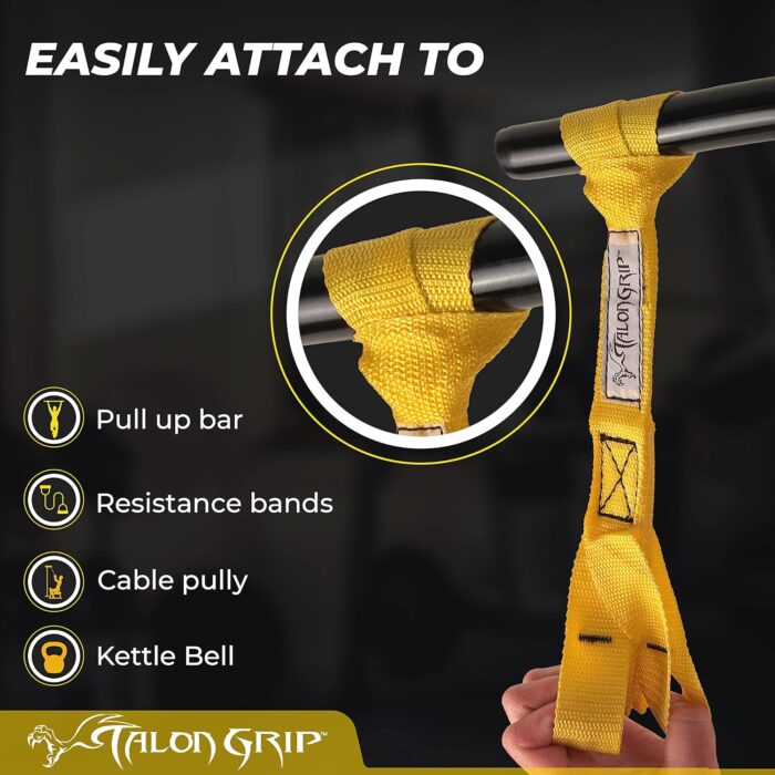 Core Prodigy Talon Pull Up Grip Strength Straps - Nylon Finger and Thumb Loops for Grip Training, Rock Climbing, Hand and Arm Strengthener - Image 4