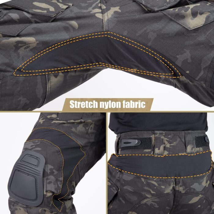 G3 Combat Pants with Knee Pads Tactical Military Trousers Hunting Camo Pants for Men Rip-Stop Airsoft Gear - Image 5