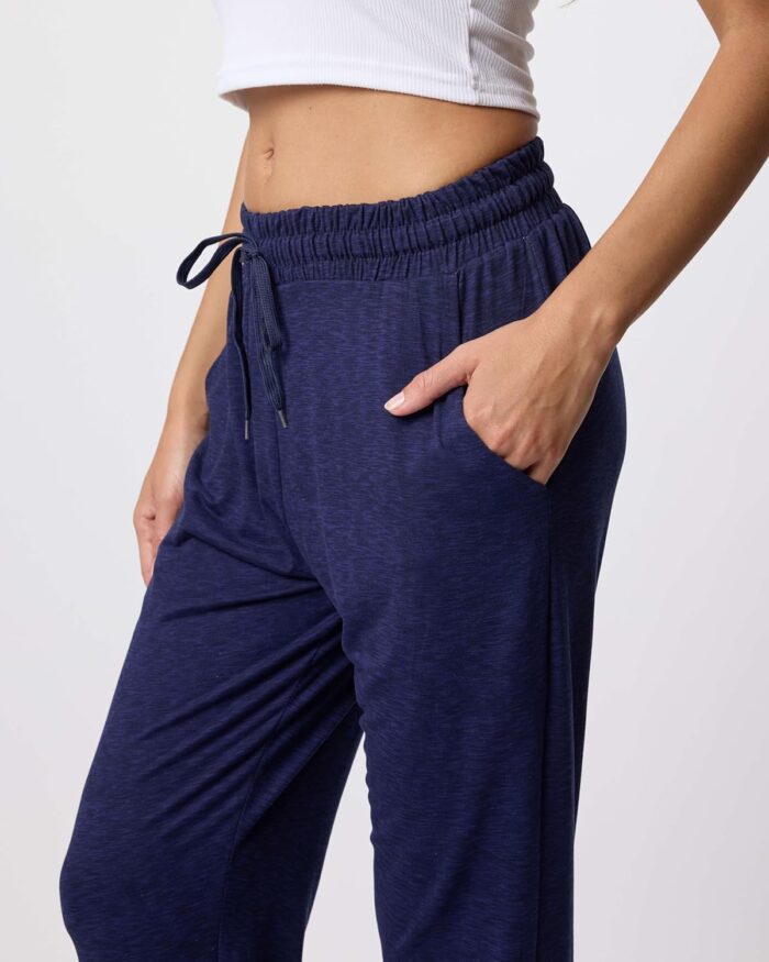 Real Essentials 3 Pack: Women's Ultra-Soft Lounge Joggers Sweatpants Athletic Yoga Pants with Pockets (Available in Plus) - Image 4