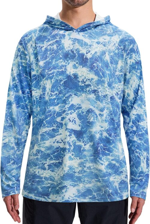 LOOGU Men’s Hunting Camo Shirt Lightweight, Camouflage Shirts for Men Long Sleeve Shirt for Fishing Hiking Camping