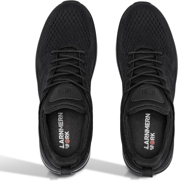 LARNMERN Slip Resistant Womens Slip On Shoes Work Non Slip Sneakers Walking Water Zapatillas Zapatos Trabajo Food Service Chef Kitchen - Image 3