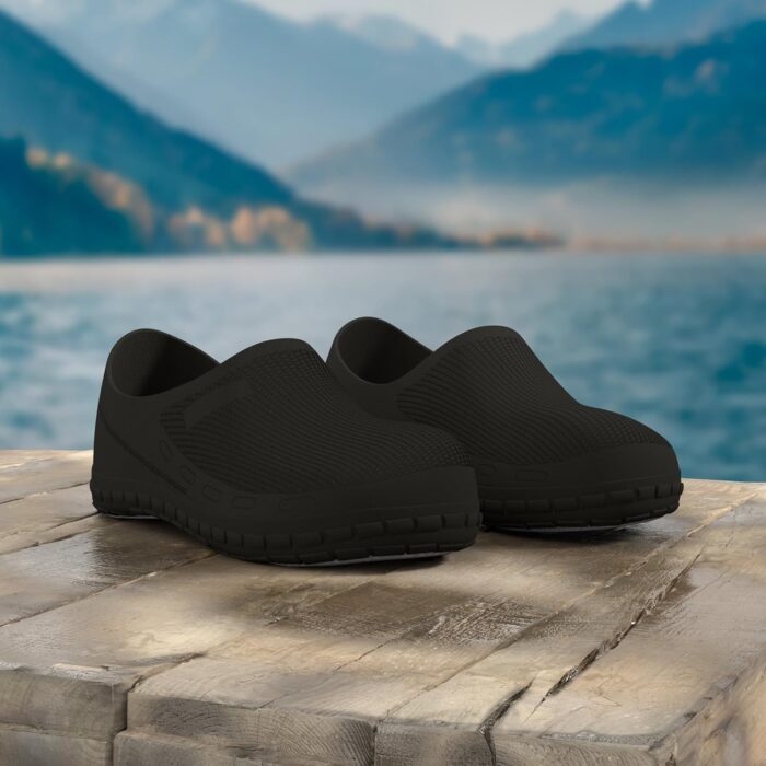 Chef Shoes for Men Nonslip Water Proof Work Shoes Mens Clogs Comfortable Nursing Nurse Shoes for Gardener Men Indoor and Outdoor for Kitchen Office Seaside-Zapatos de Cocina para Hombres - Image 2
