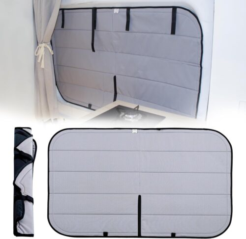 Living in a Bubble Insulated Blackout Sliding Door Window Cover for Ford Transit 2015-Current. Van Life Essentials & Camper Accessories