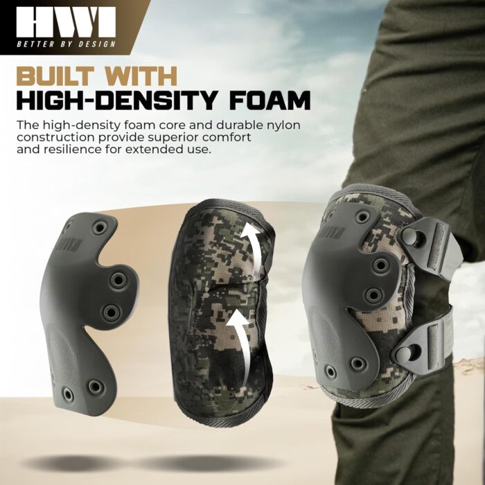 Next Generation Knee Pad for Protection: Combat, Mechanics, Construction, Hunting, Landscaping, Outdoor Survival, Heavy Duty Industrial Grade, Adjustable - Image 7
