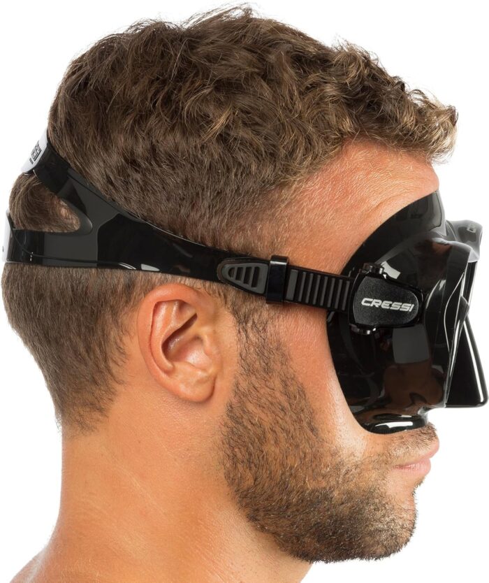Cressi F1, Scuba Diving Snorkeling Frameless Mask - Perfect Seal Silicone Skirt - Designed in Italy by Cressi - Image 7