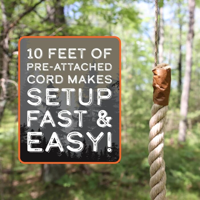 HODAG HempScent Rope Mock Scrape System Single-Setup | Deer Hunting Accessories | Deer Hunting Gear | Trail Camera Accessory | Bow Hunting Accessories | Hemp Rope | Deer Hunting Gifts - Image 5