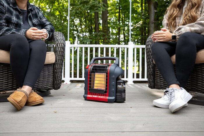 Mr. Heater Portable Buddy Heater MH9BX 4,000-9,000 BTU Indoor-Safe Propane Radiant Heater For Campers, Workshops, Job Sites, Patios & More - Red, Black - Image 16