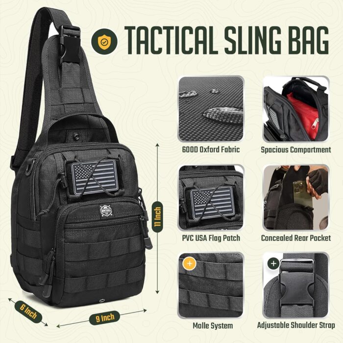 Monterra Survival Kit, 265 Pcs, Emergency Gear and Supplies, First Aid, Bug Out Go Bag, EDC, Molle System Backpack, Hiking, Camping, Outdoor Accessories, Hunting Gifts for Men. - Image 2