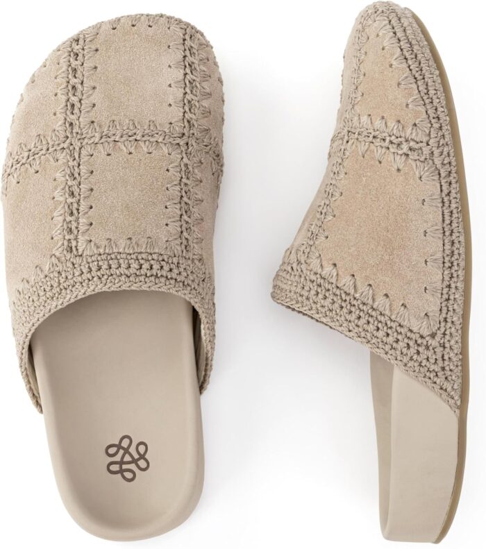The Sak Bolinas Clog in Crochet and Leather, Slip On Entry - Image 5
