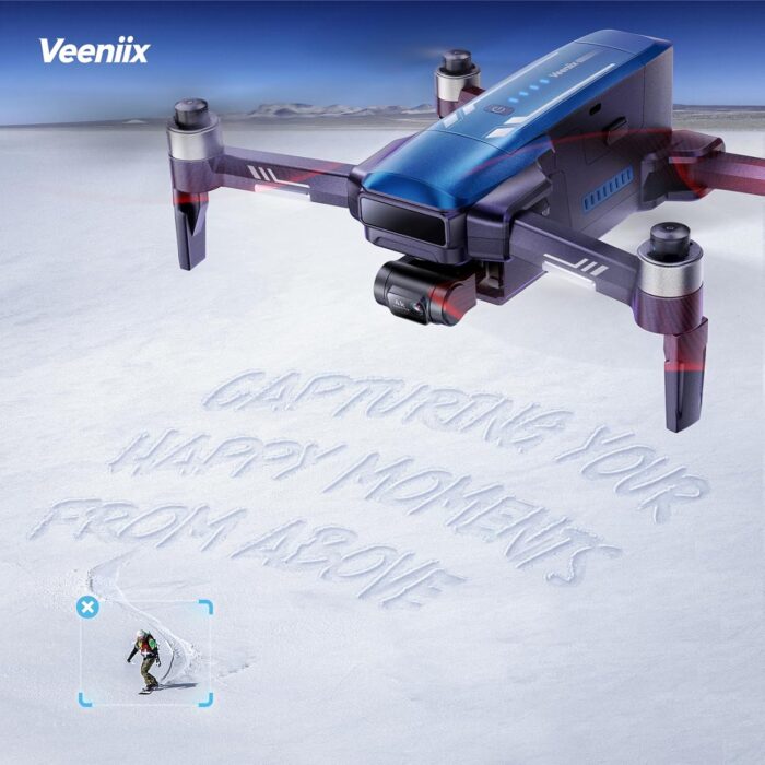 V11PRO Drone with 8K Camera for Adults, 3-Axis Gimbal Drones with 4K/30fps Video, 1/2 CMOS Sensor, 80min Flight Time with 2 Batteries, 6KM Video Transmission Quadcopter, Professional Drone - Image 2
