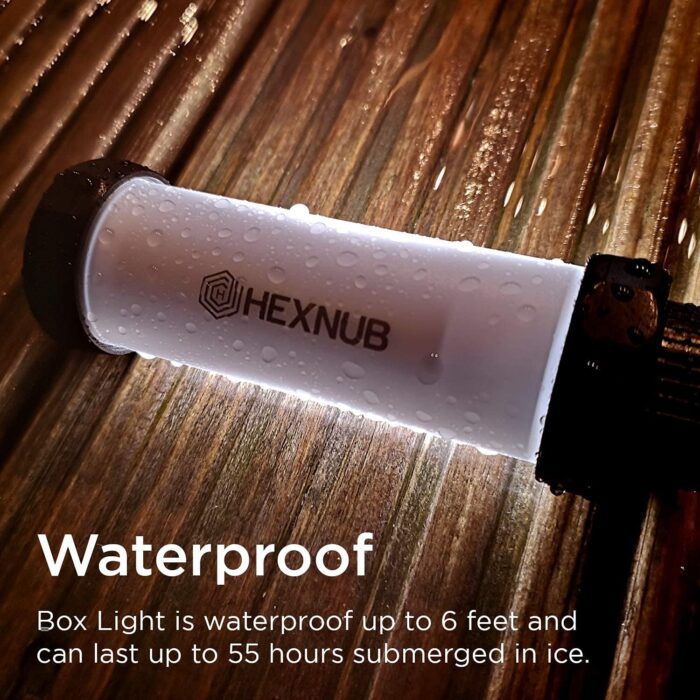 HEXNUB Cooler Box Light, Waterproof, Rechargeable LED Light Compatible with YETI, RTIC, ORCA, Igloo, Coleman Ice Chest, Magnetic Base, Great for Outdoor Events, Camping, Fishing, Hunting, Boating - Image 6