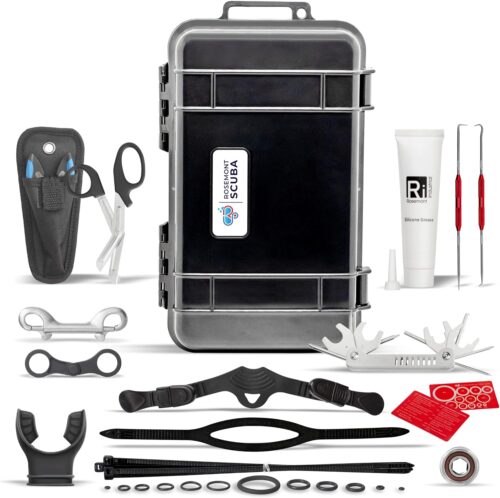 Ultimate Save-A-Dive Kit: All-in-One Scuba Diving Repair & Maintenance Set with 60 O-Rings, Multi-Tool, Spare Parts & Waterproof Case