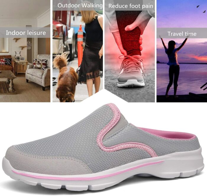 INMINPIN Unisex Slippers Casual Clog House Shoes Comfort Slip-On Walking Mules with Indoor Outdoor Anti-Skid Sole for Men and Women - Image 4