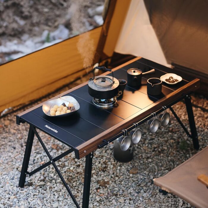 Naturehike Folding IGT Camping Table, Portable Outdoor IGT Cook System, Ultralight Aluminum Camp Table with Carry Bag for Car Camping Picnic RV Trip Patio Backyard BBQ - Image 2