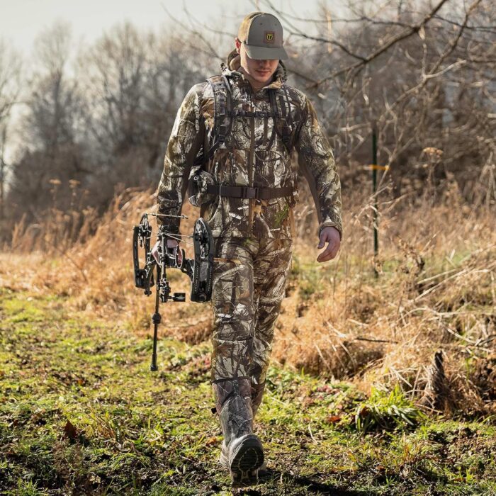 TIDEWE Hunting Clothes for Men with Fleece Lining, Safety Strap Compatible Water Resistant Silent Hunting Jacket and Pants - Image 6